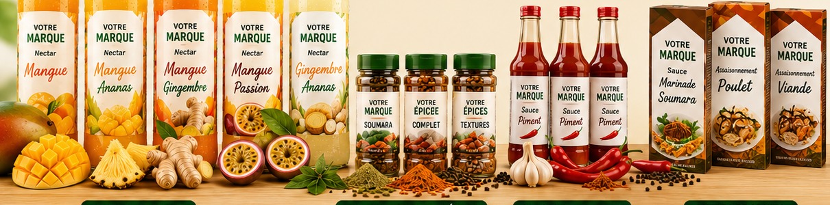 Gamme de produits personnalisables sous votre marque